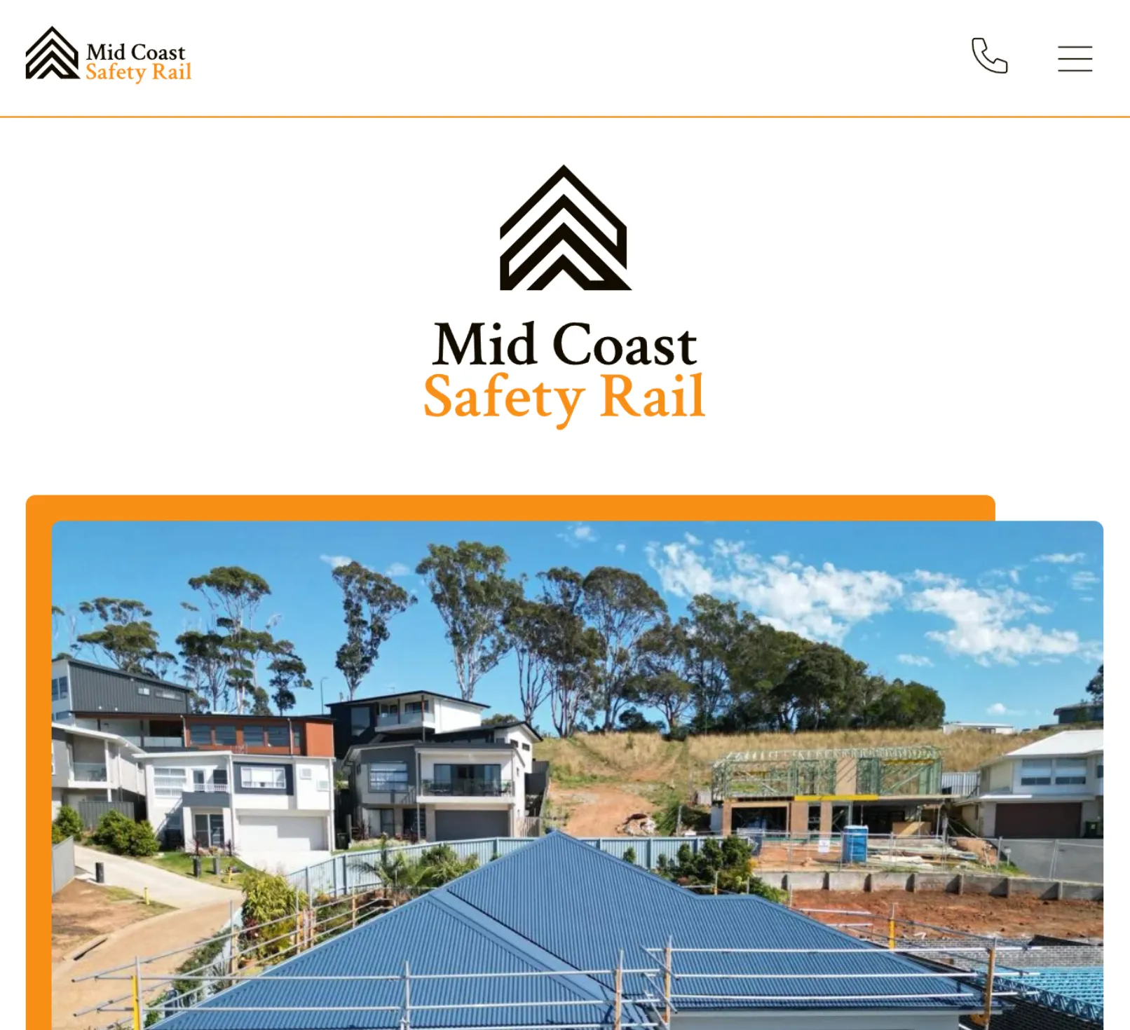 Mid Coast Safety Rail website design, blog and devlopment